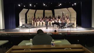 Gaudeamus Hodie  Fossum Middle School 8th Grade Girls Choir  UIL 2017 [upl. by Marybelle]