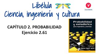 Ejercicio 261 Capítulo 2 Probabilidad y Estadística para Ingeniería y Ciencias Walpole [upl. by Eberle]