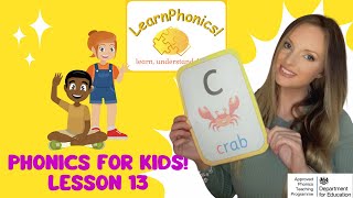 Phase 2 Phonics  Lesson 13 Learn the letter c [upl. by Longan]