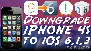 Downgrade iPhone 4S From iOS 934 To iOS 613 With Beehind [upl. by Zoba]