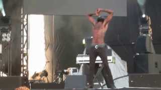 Death Grips start of set quotBewarequot  Ottawa Bluesfest 20130713 [upl. by Eannej]