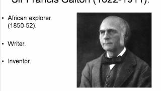 Sir Francis Galton HPsy 8A 1 [upl. by Benioff]