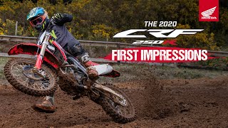 2020 CRF250R First Impressions [upl. by Eimmit]