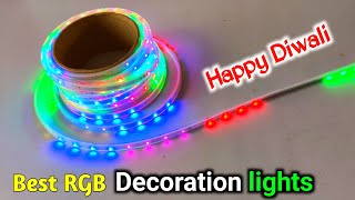 Best RGB Decoration Lights For Diwali  Best RGB Rope Light [upl. by Tare]