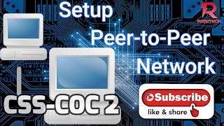 Setup Peer to Peer Network in Two Computers Tagalog [upl. by Eirret128]