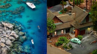 Minibricks Ultra Realistic Water Surface  LAKE TAHOE USA Miniatures Museum  Anycubic Kobra 2 Max [upl. by Ennasor810]