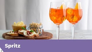 SPRITZ RICETTA ORIGINALE  Preparazione SPRITZ FATTO IN CASA con Aperol [upl. by Romeo]