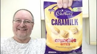 Cadbury Caramilk Crunchie Bites  Australian Chocolate  Food Review [upl. by Sirrep]