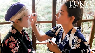 ASMR 舞妓さん風の白塗りメイク  Japanese Traditional Makeup [upl. by Origra435]