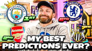 REACTING TO MY PREMIER LEAGUE PREDICTIONS 202324 [upl. by Hershel]