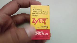 Zytee gel review mouth ulcers benefits side effects how to use review in Hindi [upl. by Gresham]