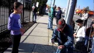 Planned Parenthood  Hempstead NY 11550 Young girl leads us in the Holy Rosary [upl. by Inanuah240]