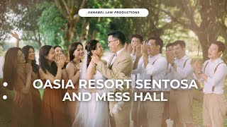 Singapore Wedding at Oasia Resort Sentosa and Mess Hall Updated 2024 Wedding Photography Singapore [upl. by Dyche]