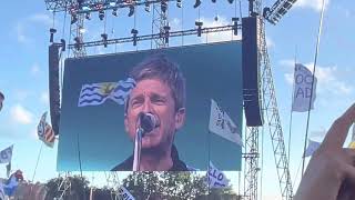 Don’t Look Back in Anger by Noel Gallagher’s High Flying Birds at Glastonbury Festival 2022 [upl. by Billen]