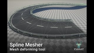 Spline Mesher  Unity mesh deforming tool [upl. by Jorin]