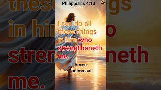 Philippians 413bibleverse bible shorts godbiblestudy motivational jesus [upl. by Moskow503]