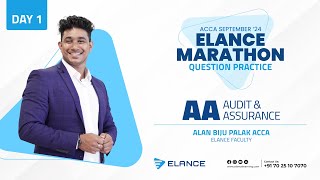 Elance Marathon Question Practice  Revision  AA  Day 1  Alan Biju Palak ACCA  ACCA Sept ‘24 [upl. by Ebbarta]