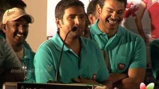 Santhanam shares his working experience with power star  Kanna Laddu Thinna Aasaiya  Audio Launch [upl. by Suh]