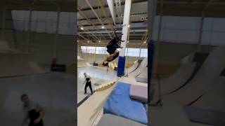 BACKFLIP ON THE OFFICE CHAIRS  WORLD FIRST TRICK shorts backflip extremesports [upl. by Edualc]