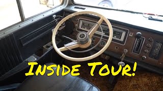 An Inside Tour of my 1970 Winnebago Chieftain D27 two Door RV [upl. by Salamone]