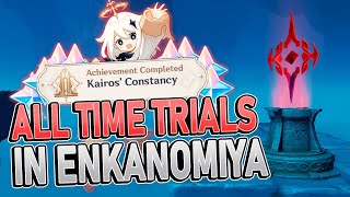 All Time Trial Challenges in ENKANOMIYA DETAILED GUIDE  Genshin Impact 24 [upl. by Meta774]