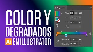 color y degradado en illustrator [upl. by Opiak]