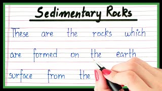 What are sedimentary rocksDefinition of sedimentary rocksSedimentary rocks kise kahte hain [upl. by Hsital293]