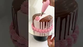 Chocolate dripping Cake  cake decoration  cake art  full tutorial  HAFSICAKES [upl. by Rehtae706]