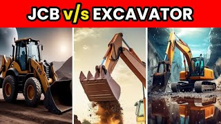 जेसीबी vs चैन जेसीबी  JCB Vs EXCAVATOR  shorts [upl. by Genie]