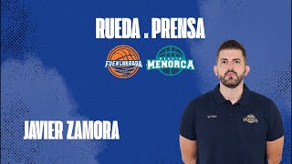 Rueda de prensa Javi Zamora  BALONCESTO FUENLABRADA VS HESTIA MENORCA [upl. by Athalia781]