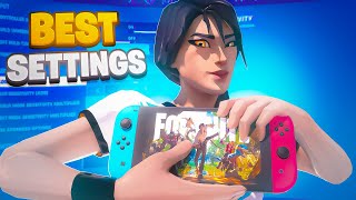 UPDATED BEST Nintendo Switch Settings For FAST Edits  AIMBOT Fortnite Settings Explained [upl. by Emsoc740]