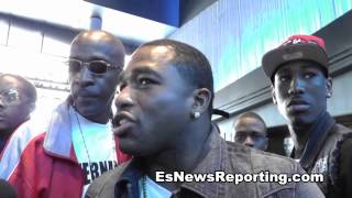 Adrien Broner vs Paulie Malignaggi going at it  EsNews Boxing [upl. by Annuahs]