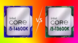 Intel Core i5 13600K vs Intel Core i5 14600K CPU Compare [upl. by Ycart258]