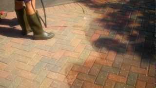 Sealing block paving driveway 3 [upl. by Honan]