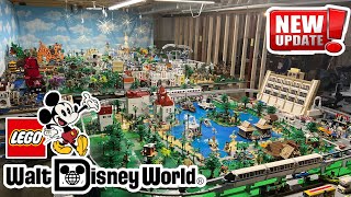 LEGO WALT DISNEY WORLD  BUILDING CONTINUES [upl. by Anoved]