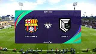 Barcelona SC vs Cumbayá FC 11042023 LigaPro Primera A PES 2021 [upl. by Kemp528]