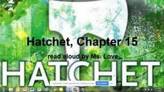 Hatchet by Gary Paulsen Chapter 15 [upl. by Aeuhsoj553]