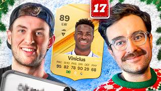 FC24 Squad Builder Showdown Advent VINICIUS JUNIOR Day 17 vs RunTheFUTMarket [upl. by Buzz862]