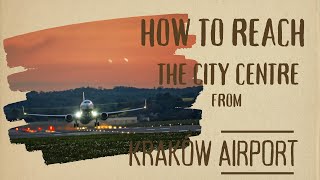 How to reach the city centre form Krakow Airport [upl. by Nylitsirk]