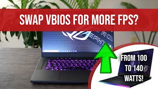 Increase Your Laptop GPU Wattage With a vBIOS Flash  Asus Zephyrus G15 vBIOS Swap [upl. by Sokairyk]