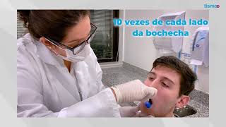 Tismoo explica como fazer coleta de saliva com um swab para exame genético especializado em autismo [upl. by Almallah]