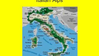 Geography of Italian Peninsula [upl. by Sugihara]