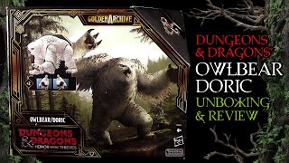 Dungeons amp Dragons ® Owlbear  Doric  Eulenbär  Golden Archive  Hasbro ® Unboxing amp Review [upl. by Akcinat]