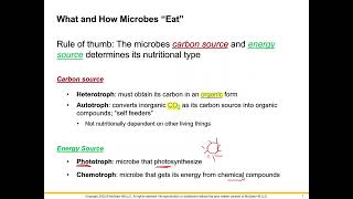 Biol 2117 Chapter 6 Microbial Nutrition and Growth [upl. by Nednil]