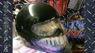 No073 Airbrush by Wow Bandit Helm quot El Locoquot HD 1080mp4 [upl. by Ojeitak]