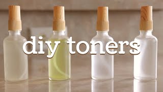 How To Make A Face Toner 🌿 4 DIY Simple Natural Recipes [upl. by Akkahs969]