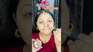 Episode3 colour character Wackyannu makeup beutyhack partymakeup hack mekeuphack partylook [upl. by Sancha]