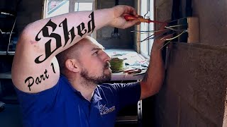 Another SHED REWIRE  Quinetic WIRELESS SWITCHING switching  Part 1 [upl. by Ness]