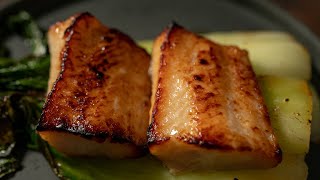 Nobu Style Miso Black Cod Recipe [upl. by Udell]