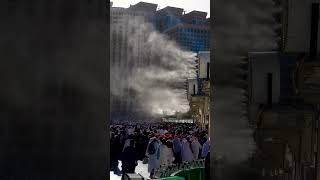 Cool Breeze in Makkah  Climate Controlling Fans in Makkah Haram shorts [upl. by Lipsey]